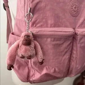Kipling Pink Backpack with Adjustable Straps and Multiple Compartments Amazon.com | Kipling Women main image 3